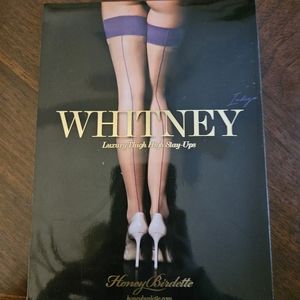 Honey Birdette Whitney Indigo Stockings/Tights